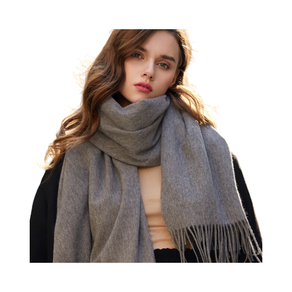 推荐商品：LENGKEORL/凌克 经典百搭纯羊毛围巾 LKL104011