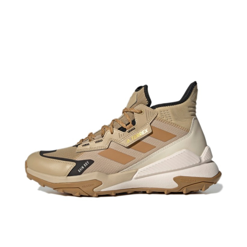 推荐商品：adidas Terrex Free Hyperblue Mid 防滑减震 透气 登山 徒步鞋 棕色