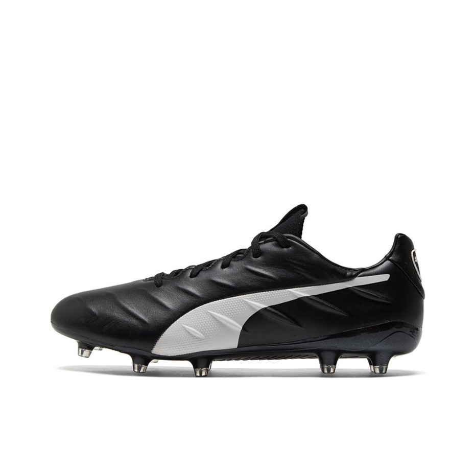 推荐商品：Puma/彪马 King Platinum 21 FG/AG 防滑耐磨 胶质 长钉 多场地 天然草坪 足球鞋 黑色/白色