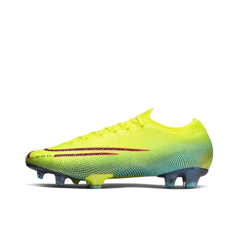 推荐商品：Nike Mercurial Vapor 13 Elite FG 顶级 胶质长钉 天然草地 减震防滑耐磨 足球鞋 Lemon Venom/Black 柠檬黄/绿色/黑色