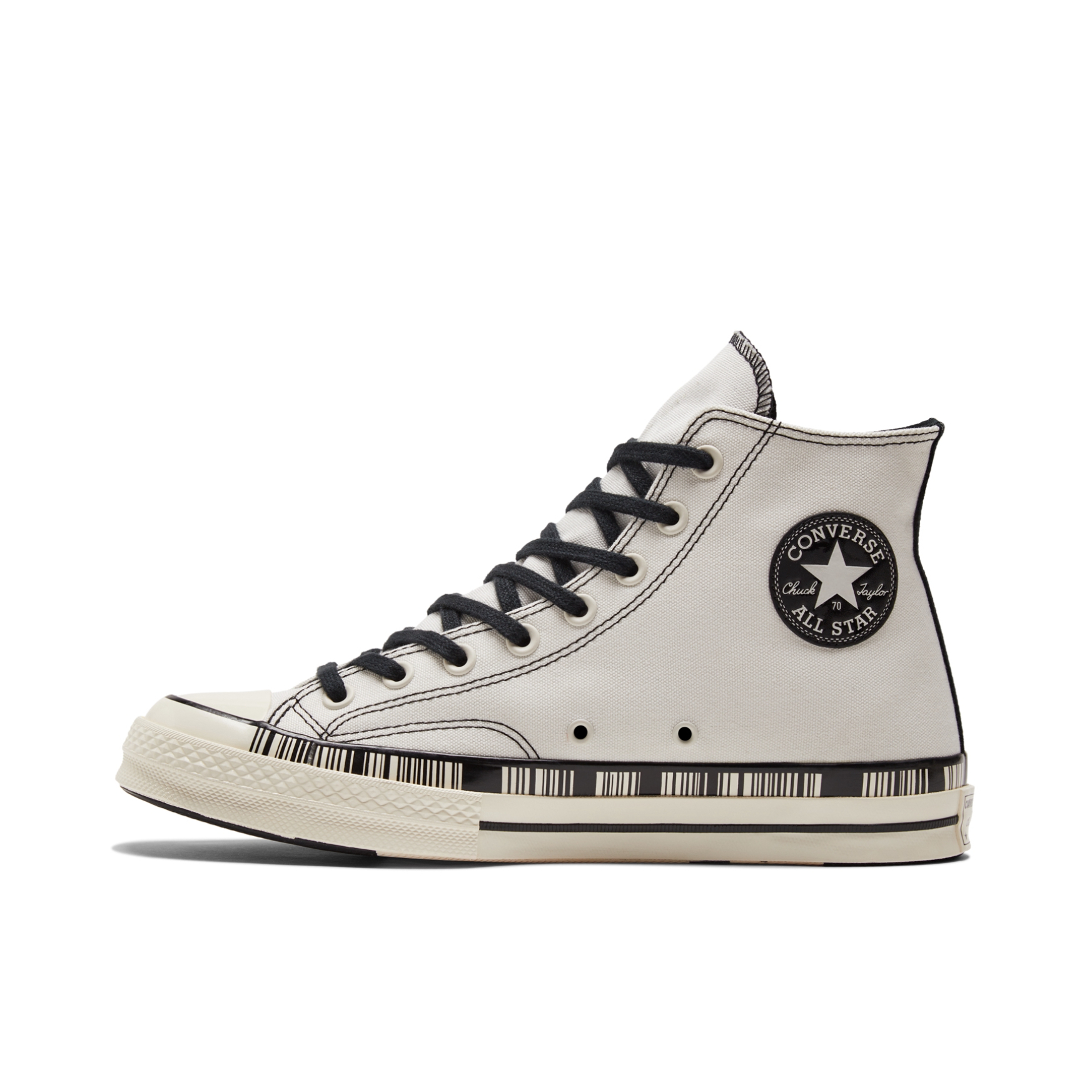 推荐商品：Converse/匡威 1970s 帆布鞋 圆头防滑经典复古轻便时尚拼接百搭 高帮/米棕