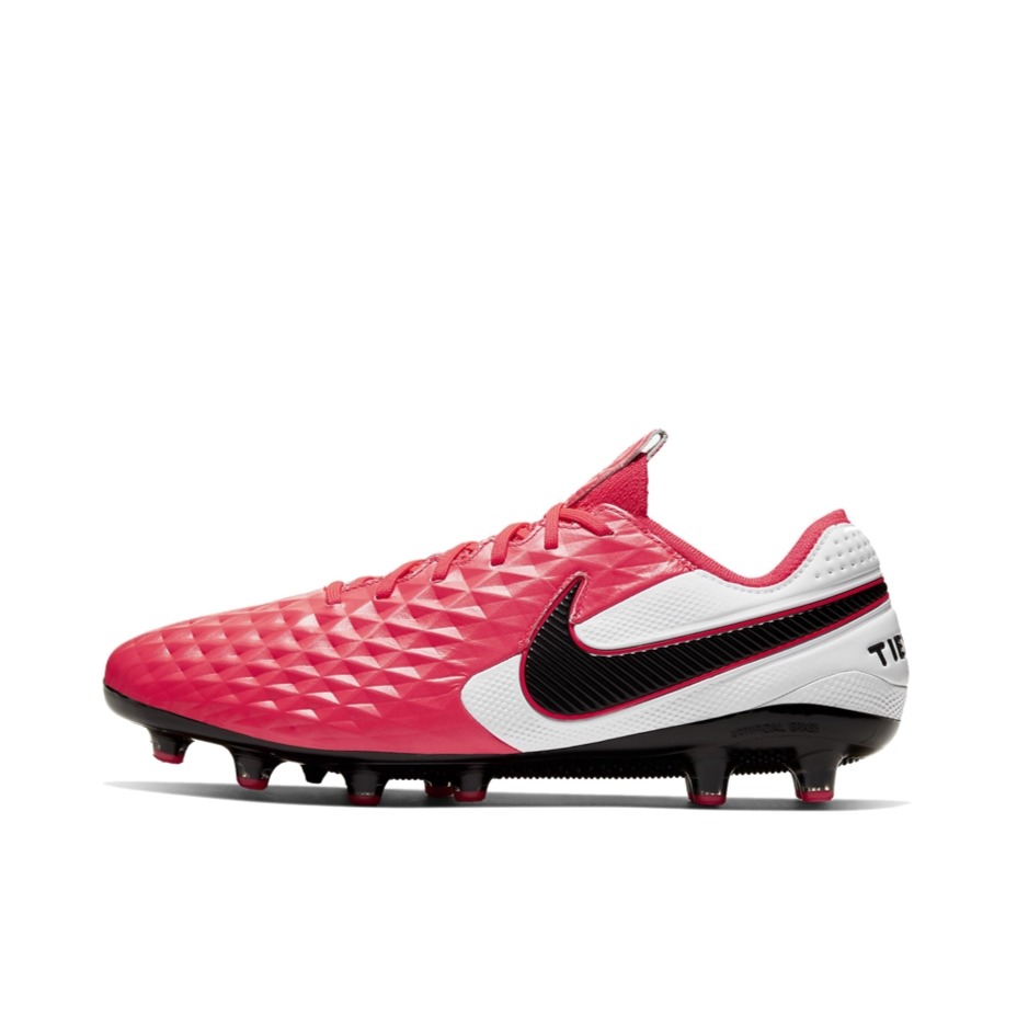 推荐商品：Nike Tiempo Legend 8 Elite AG-Pro AG 顶级 胶质短钉 人造草地 圆头包裹性 足球鞋 Red/White/Black AG/白色/红色/黑色