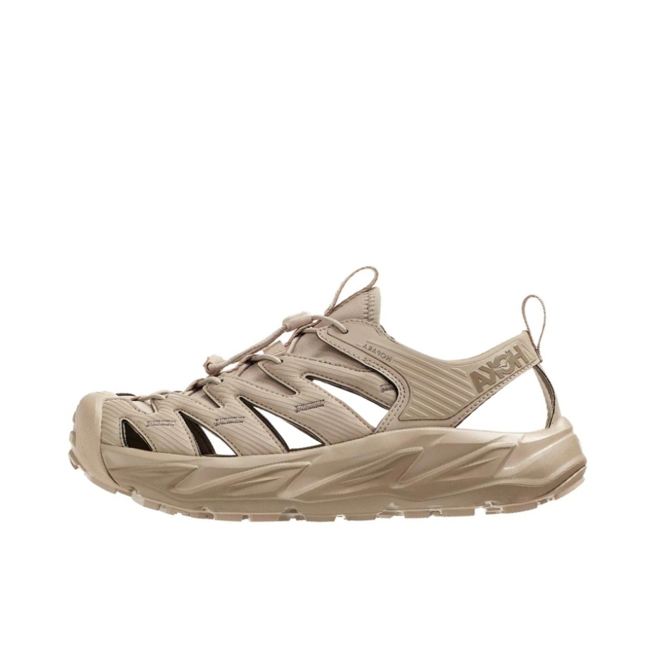 推荐商品：HOKA ONE ONE Hopara 防滑耐磨 减震回弹 防臭橡胶 拼接圆头 沙滩徒步 一脚蹬 溯溪鞋 户外鞋 卡其色