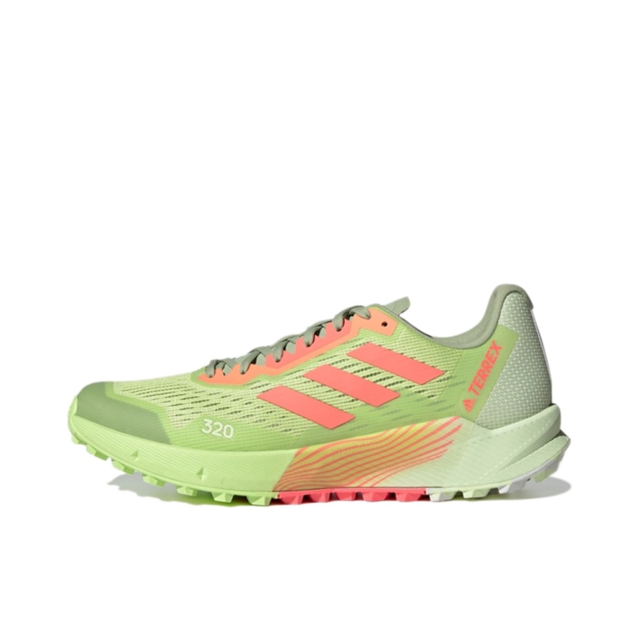 推荐商品：adidas Terrex Agravic Flow 2 防滑耐磨 舒适透气 减震轻便 织物 徒步鞋 浅绿