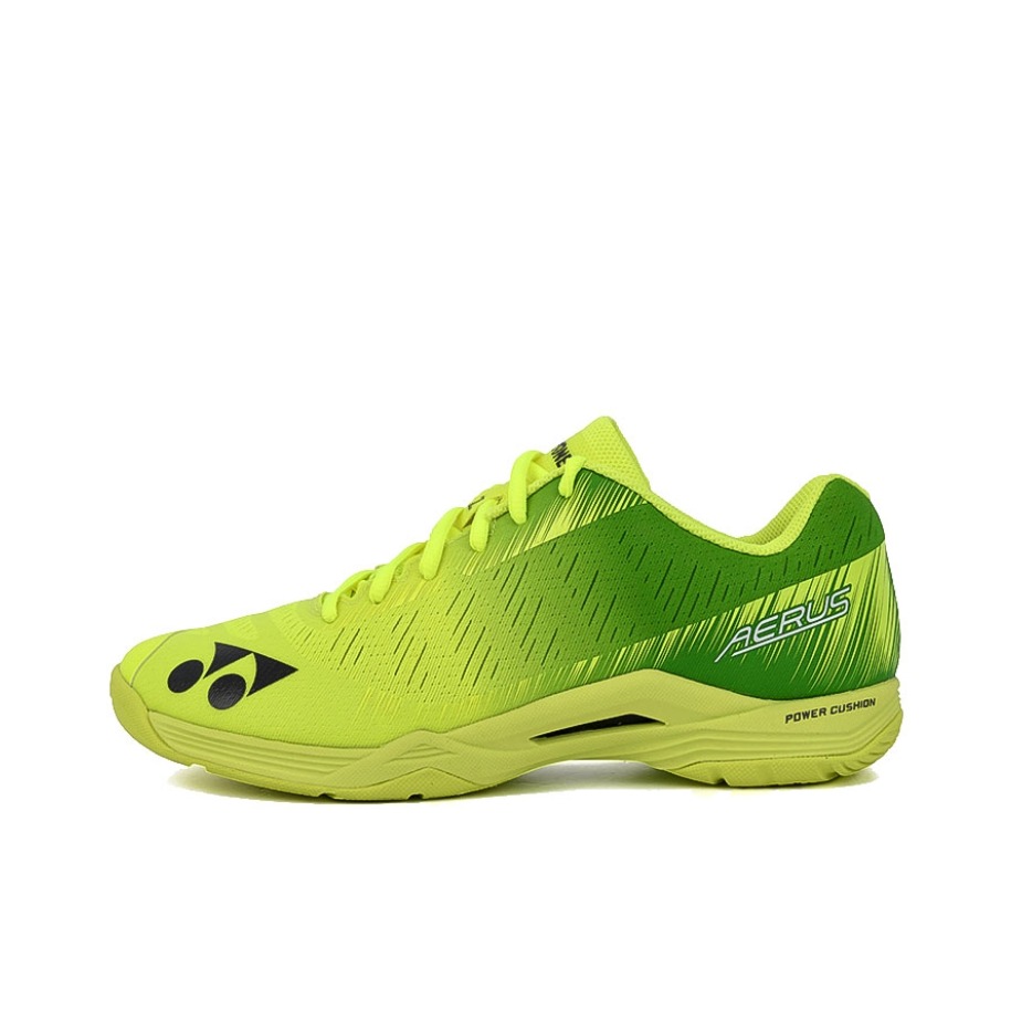 推荐商品：YONEX/尤尼克斯 POWER CUSHION AERUS 超轻系列 羽毛球鞋 系带快速启动动力垫回弹防滑耐磨减震圆头织物合成革 男款/亮黄