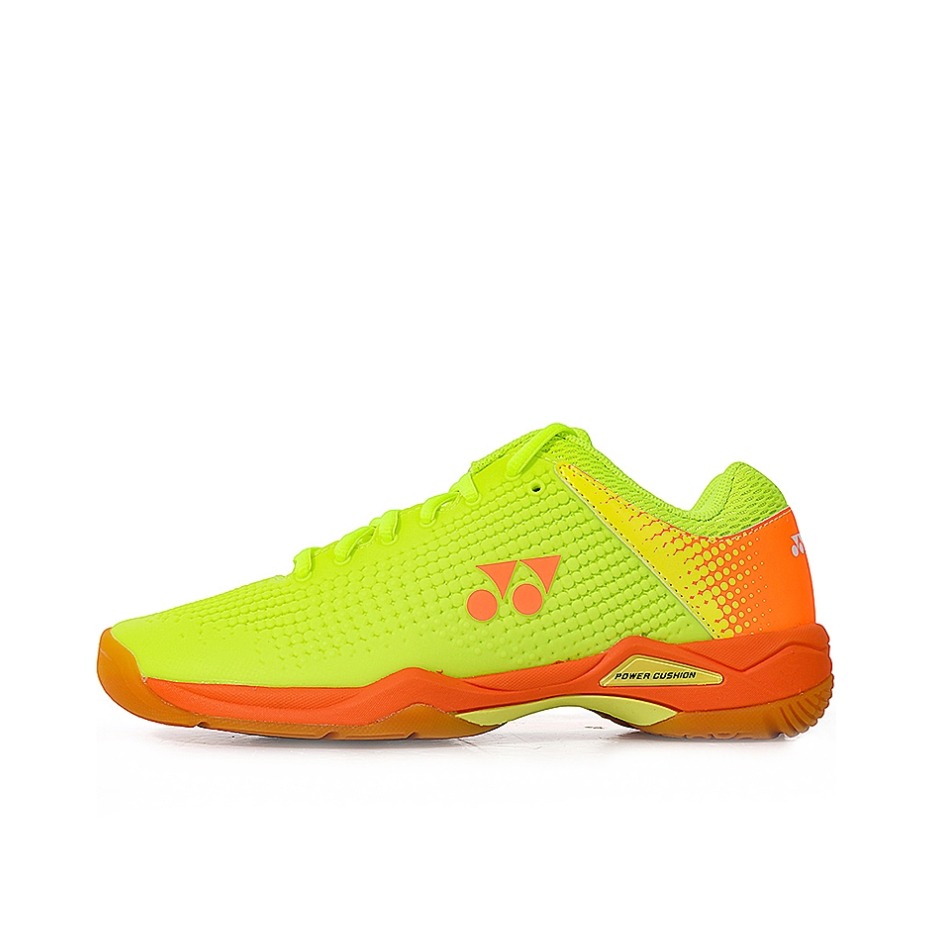 推荐商品：YONEX/尤尼克斯 Power Cushion ECLIPSION 2代 防滑耐磨 减震 平跟回弹 羽毛球鞋 酸黄色
