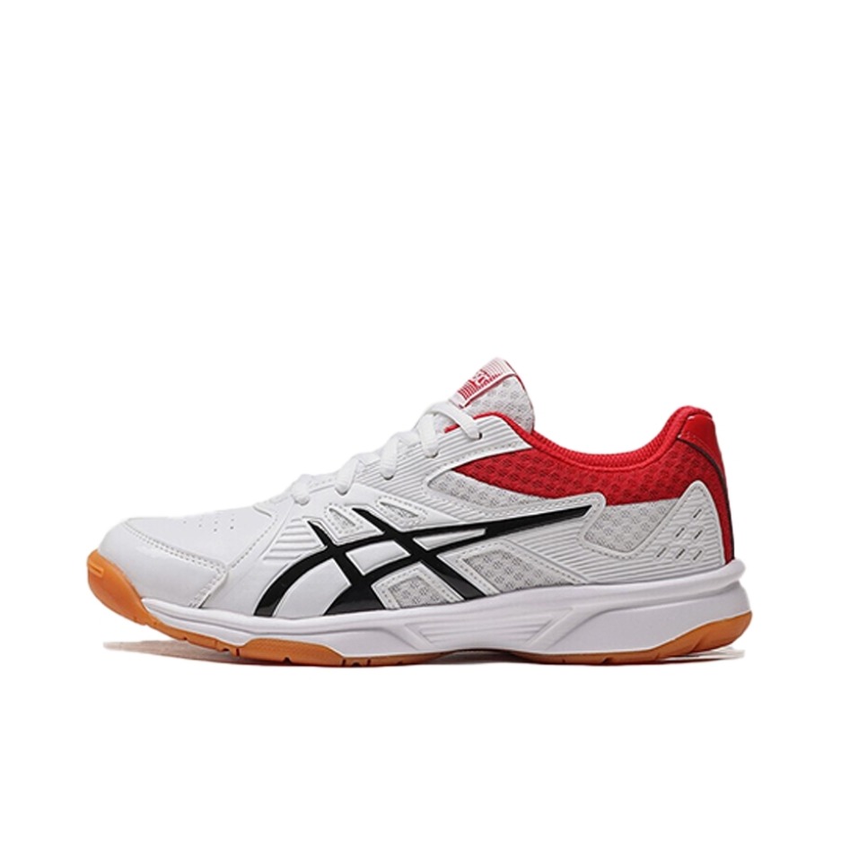 推荐商品：Asics/亚瑟士 Gel-Upcourt 3 防滑透气 耐磨舒适 圆头 羽毛球鞋 White 白红