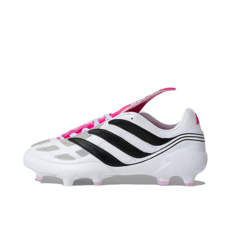 推荐商品：adidas Predator Precision + FG 超顶 长钉 天然草地 足球鞋 白色/黑色/红色