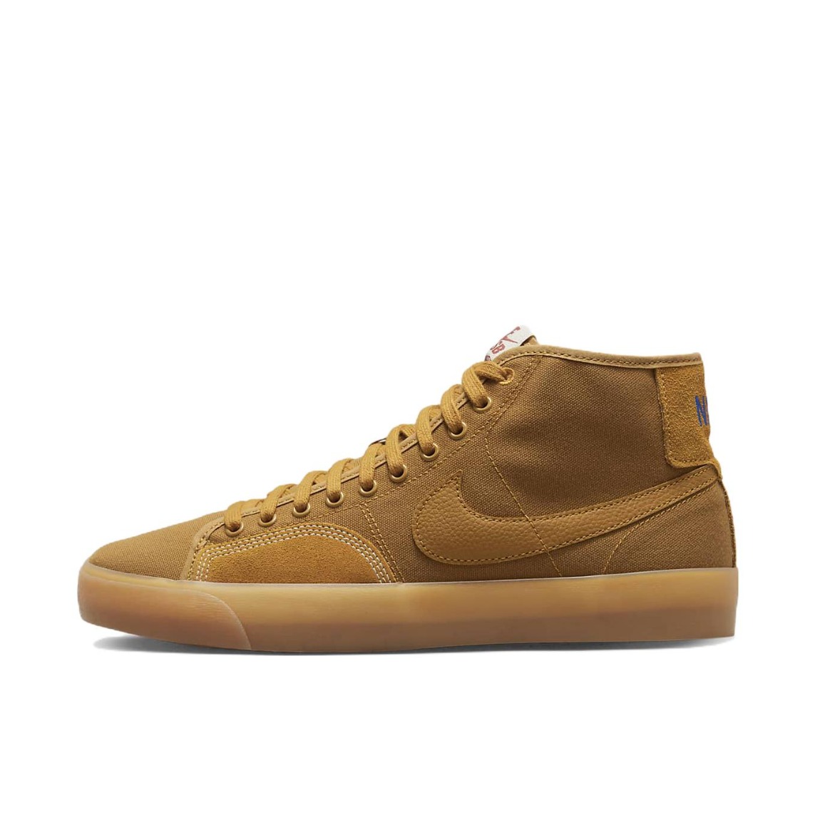 推荐商品：Nike SB Blazer Court 休闲 防滑耐磨 舒适透气 轻便 板鞋 中帮/棕色
