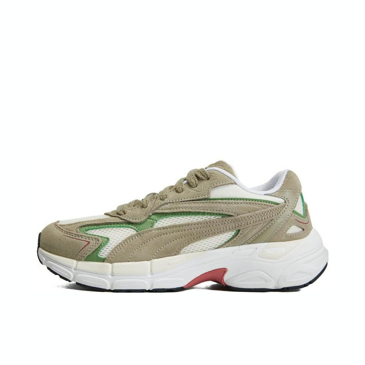 推荐商品：Puma/彪马 Teveris Nitro 运动休闲鞋 减震透气舒适耐磨潮流百搭复古圆头回弹 军绿色