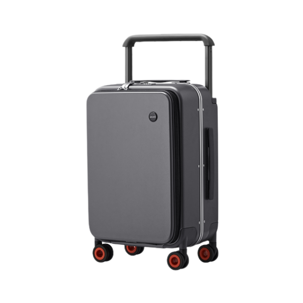 推荐商品：米熙 前开盖侧开宽拉杆行李箱大容量出差登机万向轮旅行箱