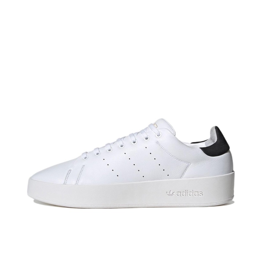 推荐商品：adidas Originals Stan Smith 板鞋 减震透气轻便低帮包裹性 纯白色/黑色