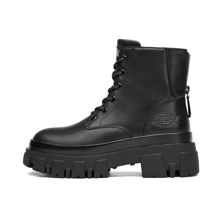 推荐商品：Dickies  防滑耐磨 舒适  皮靴 马丁靴 214W50LXS89 高帮/黑色