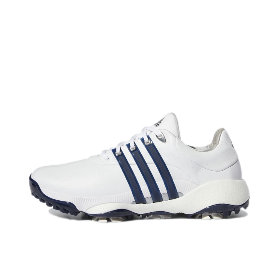 推荐商品：adidas Golf Tour360 22 耐磨防滑 轻便透气 舒适缓震 百搭 高尔夫鞋 白色/深蓝