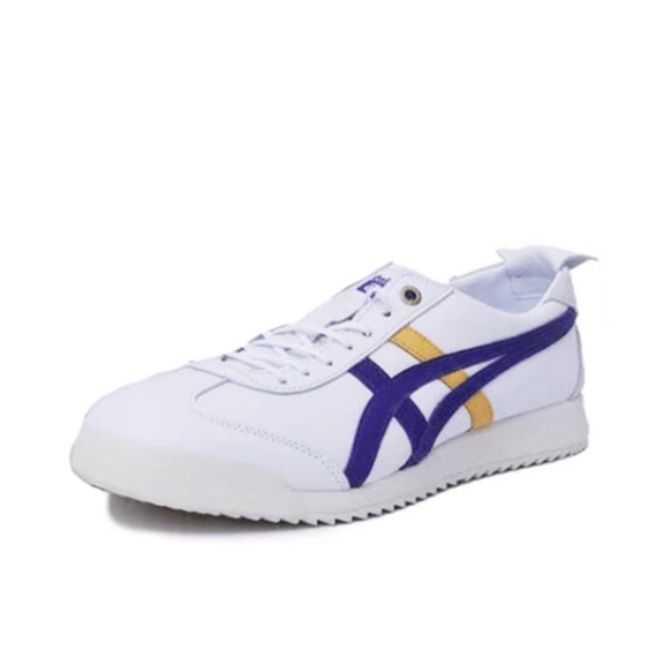 推荐商品：Onitsuka Tiger/鬼塚虎 Mexico 66 Slip-on 懒人鞋 德训鞋 运动休闲鞋 复古轻便透气一脚蹬舒适百搭 白色/芥末黄/蓝色