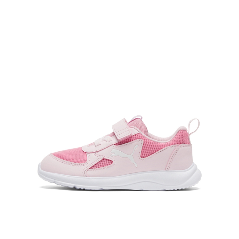推荐商品：Puma/彪马 Fun Racer 轻便透气 复古舒适 防滑耐磨 休闲运动 魔术贴 运动鞋 小童/粉/白