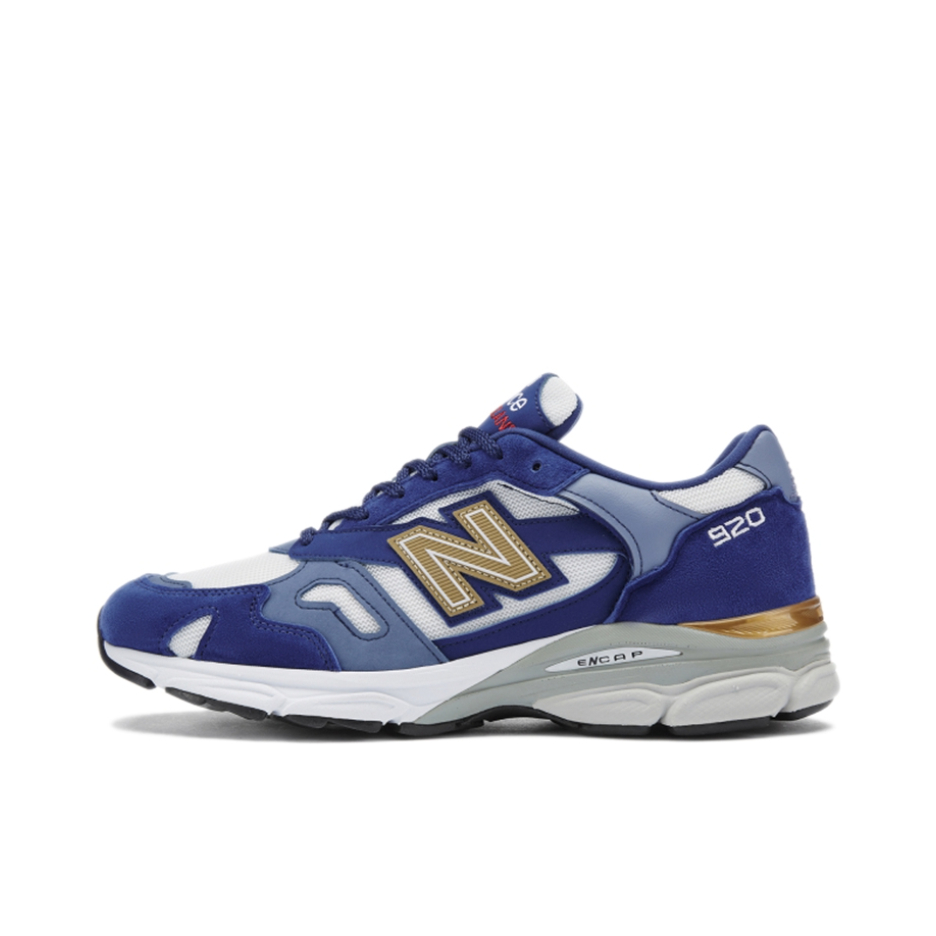 推荐商品：New Balance 920 防滑耐磨 轻量缓震 舒适 网布透气 时尚潮流 复古百搭 运动休闲鞋 深蓝色/白色