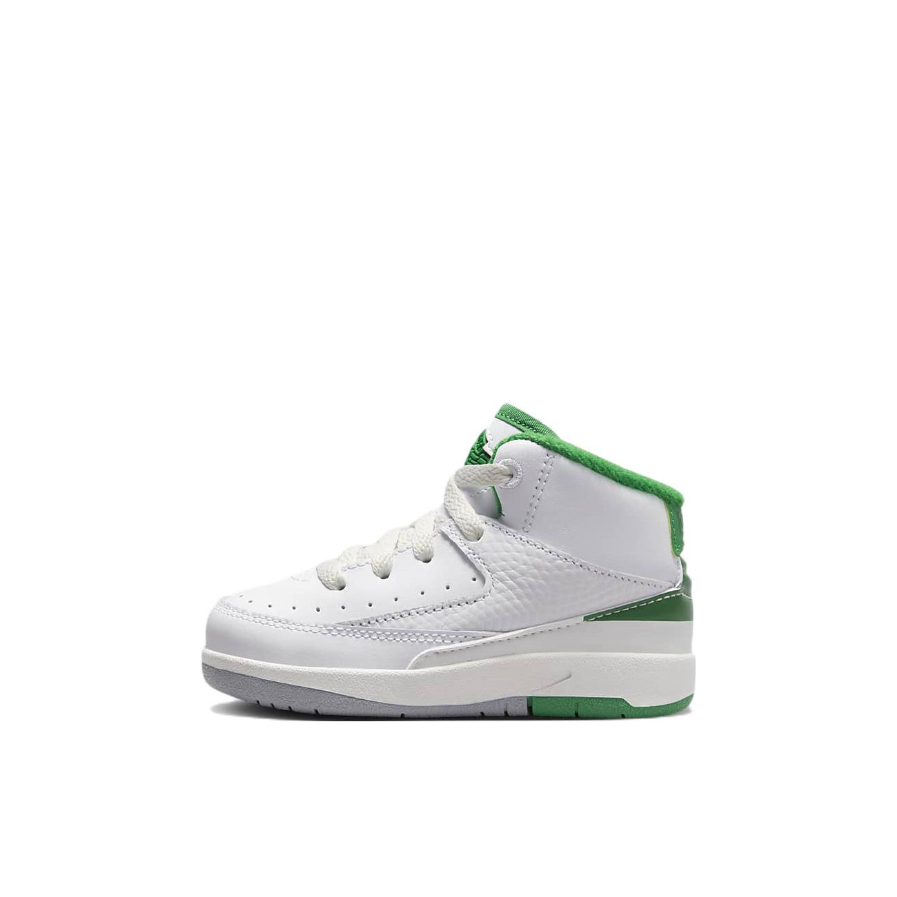 推荐商品：Air Jordan 2 防滑耐磨 舒适减震 百搭复古 运动鞋儿童 婴童/白色/绿色