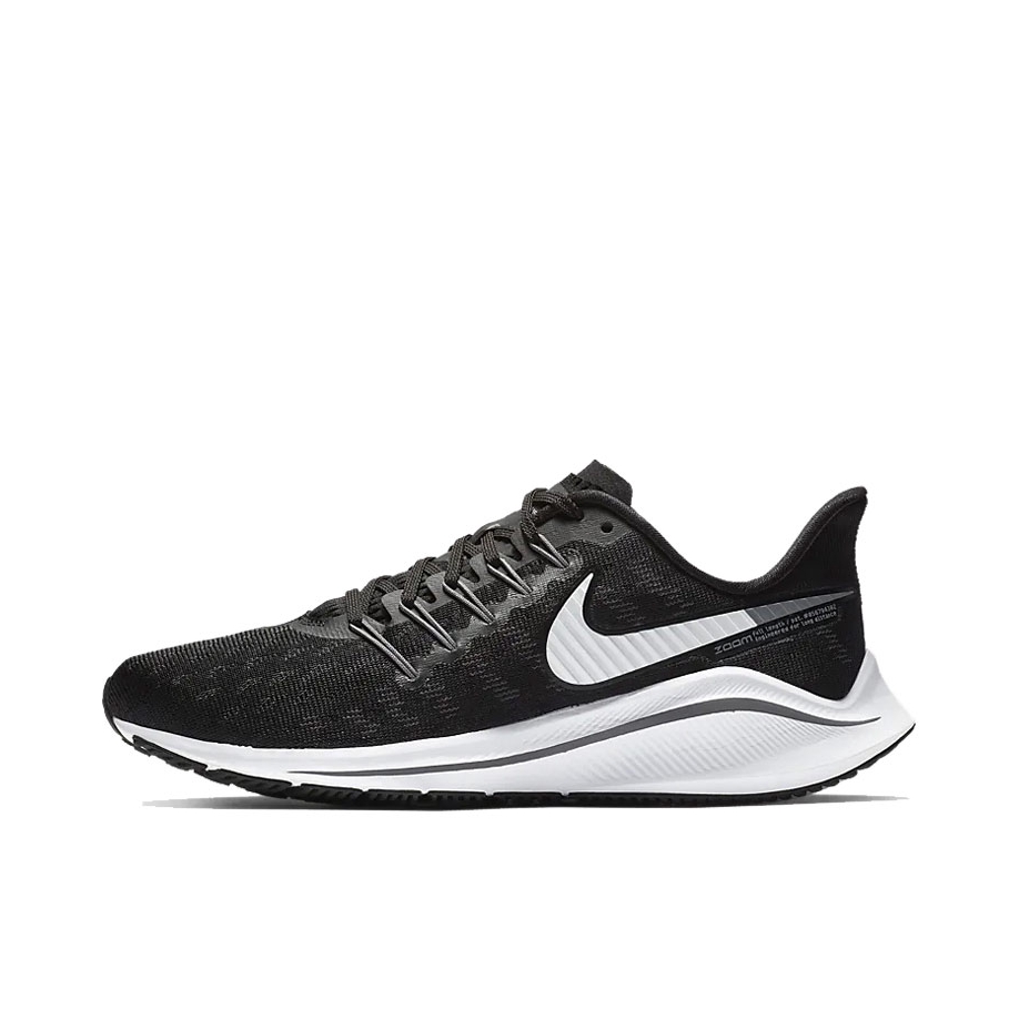 推荐商品：Nike Air Zoom Vomero 14 跑鞋 休闲耐磨减震回弹网面透气织物圆头 女款/黑色/白色