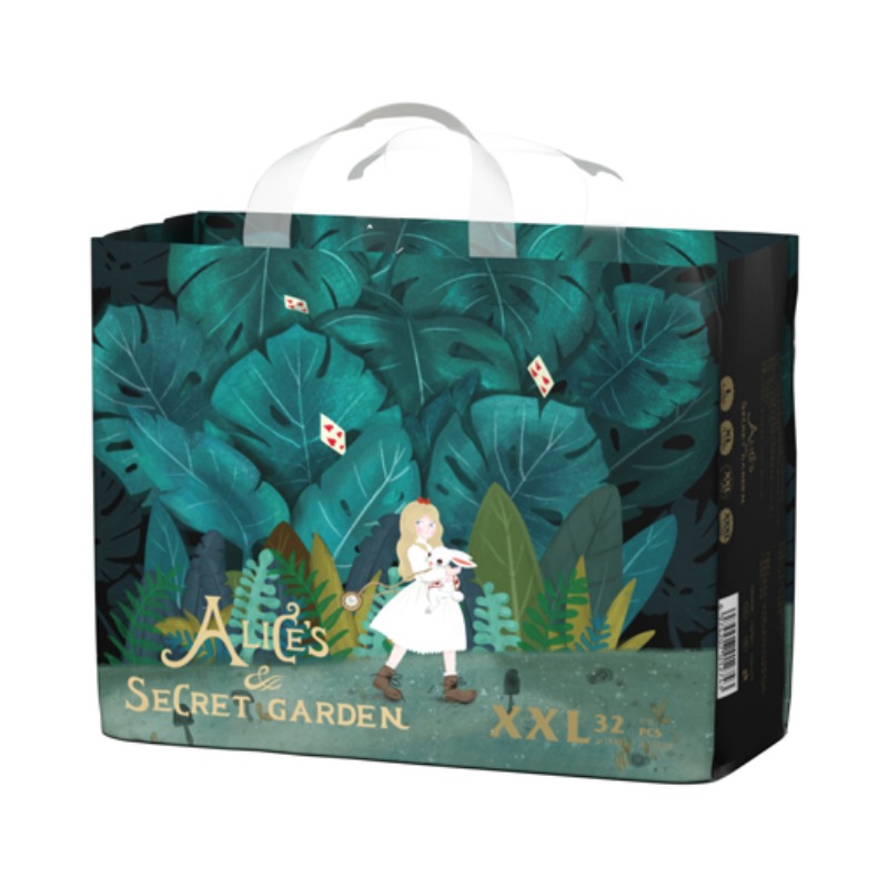 推荐商品：bebetour 新生婴儿爱丽丝超薄透气瞬吸干爽拉拉裤XXL码 尿不湿日夜用轻肤不闷新生儿凉爽全包臀超轻薄社群定点下渗吸水