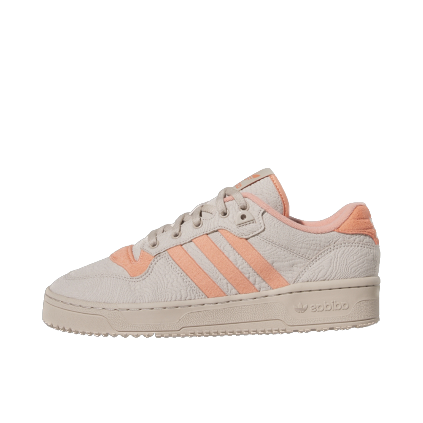推荐商品：adidas Originals Rivalry 舒适简约 复古 轻便 透气 运动休闲鞋 粉橘/灰色