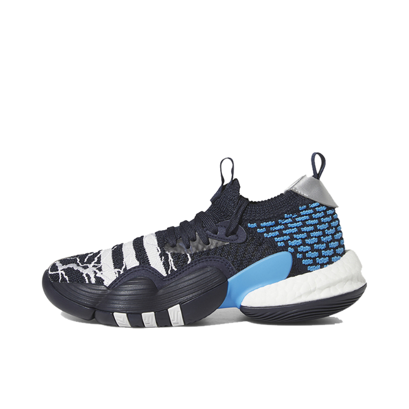 推荐商品：adidas Trae Young 2 特雷杨2代 篮球鞋 透气实战减震回弹 大童/墨水蓝/白色