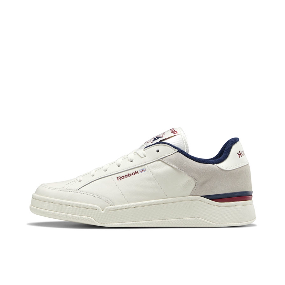 推荐商品：Reebok/锐步 AD Court 经典时尚 复古 耐磨 合成革 包裹性 休闲运动 板鞋 白色/灰色/藏青色