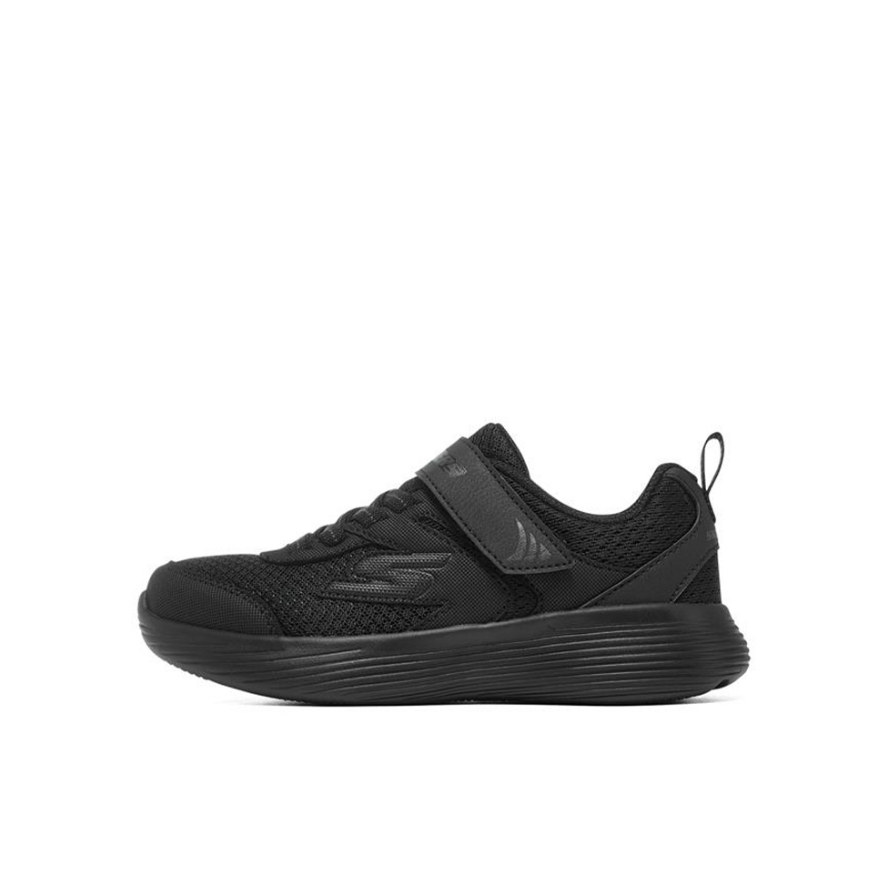 推荐商品：Skechers/斯凯奇 Go Run 400 V2 缓震耐磨 魔术贴透气 减震回弹 防滑软底 体训轻质 网布 运动鞋儿童 小童/黑色