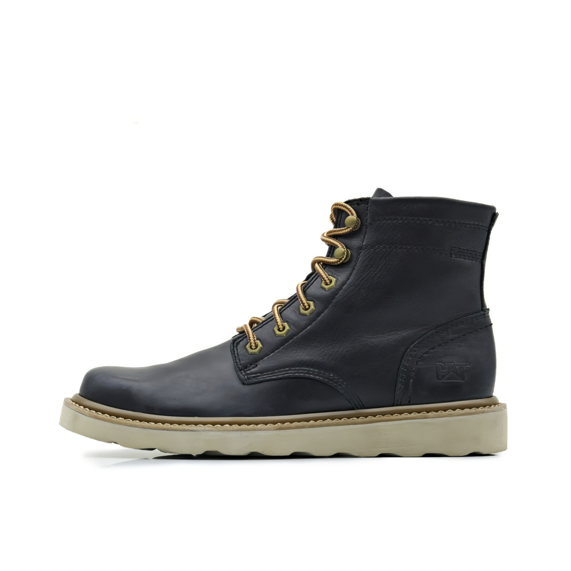 推荐商品：Cat/卡特 Chronicle Boot 休闲时尚 复古百搭 防滑耐磨 头层牛皮 短筒 时装靴 海军蓝