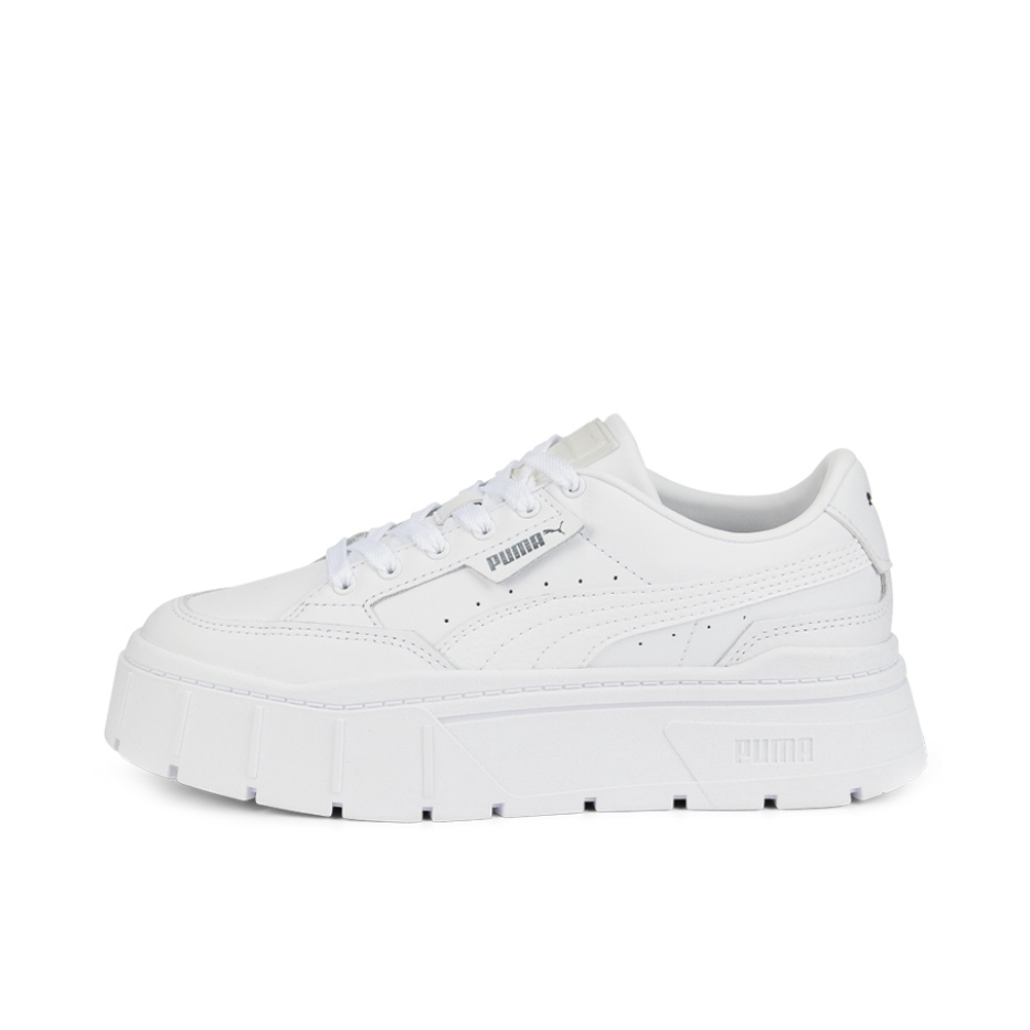 推荐商品：Puma/彪马 mayze reflective 运动休闲鞋 防滑耐磨舒适透气复古时尚厚底 白色