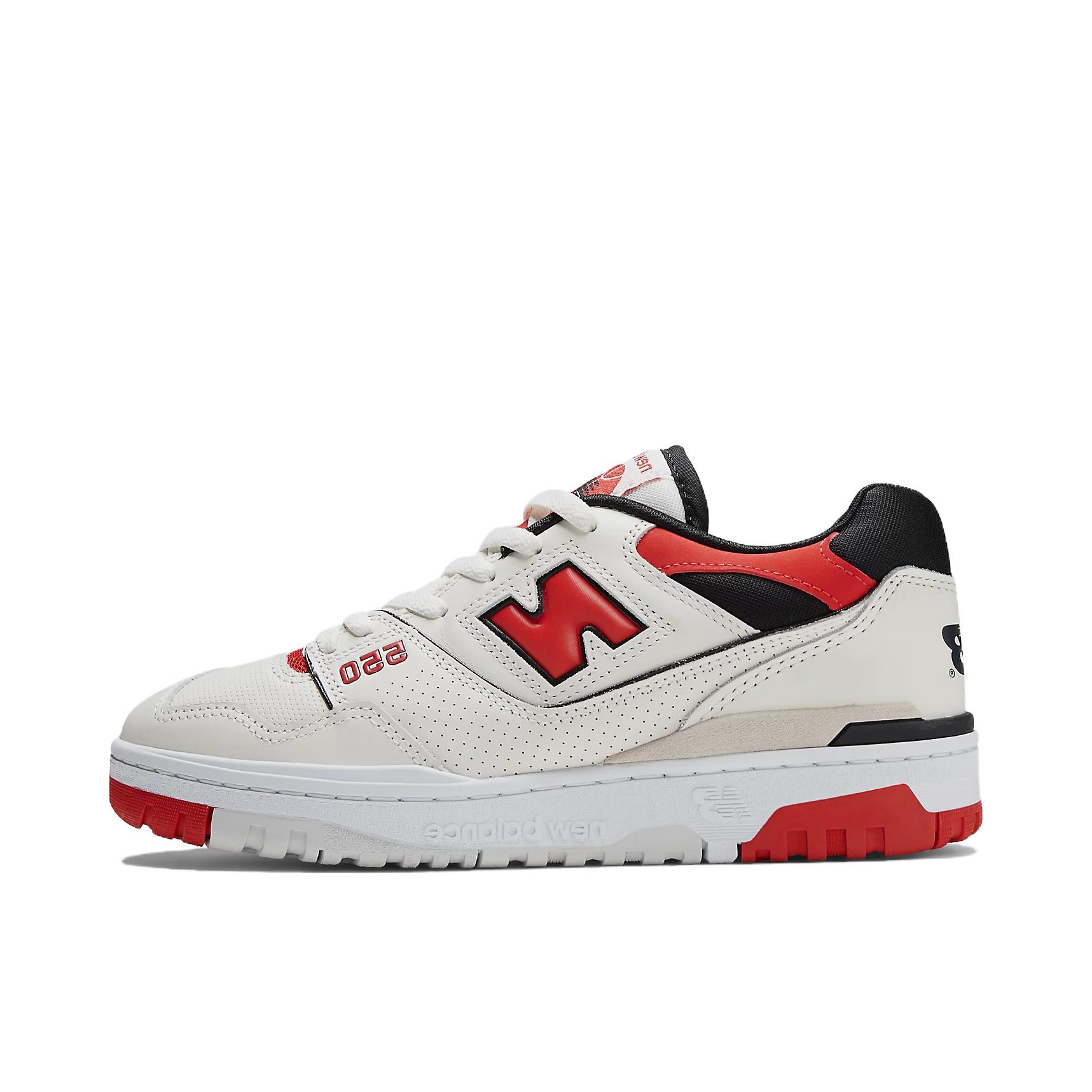 推荐商品：New Balance 550 复古 舒适 百搭 减震透气 防滑耐磨 潮流 运动休闲鞋 米色/红色/黑色