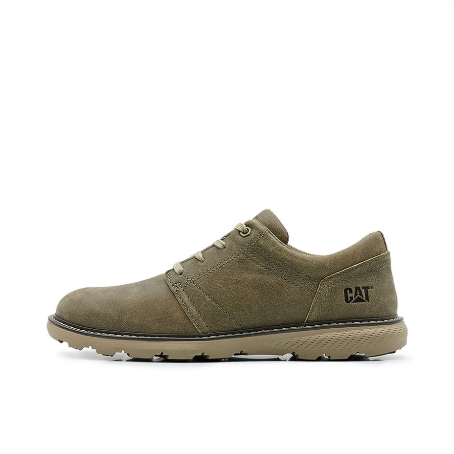 推荐商品：Cat/卡特 Oly 防滑耐磨 舒适透气 复古 运动休闲鞋 浅褐色