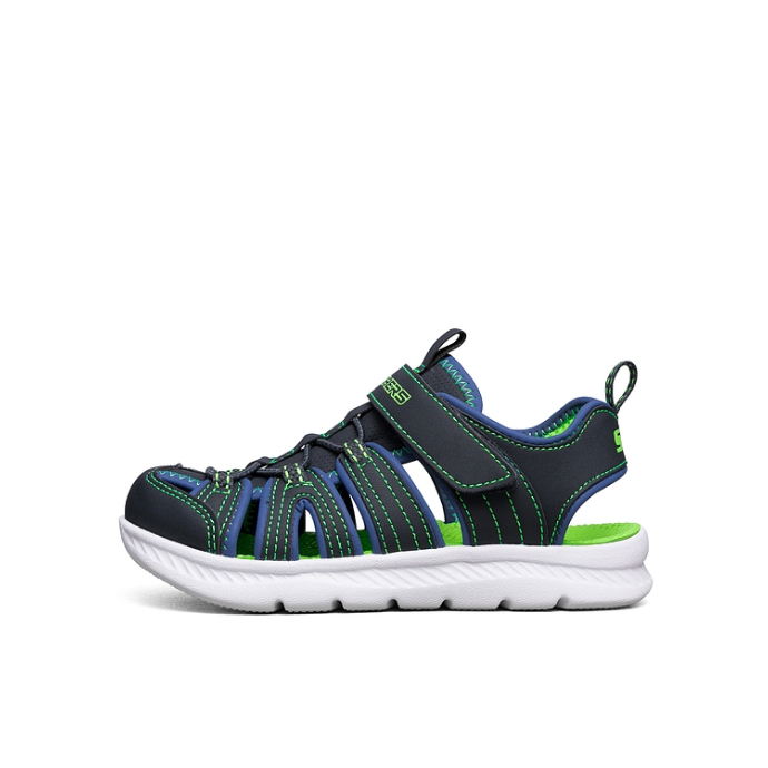 推荐商品：Skechers/斯凯奇 C-Flex Sandal 防滑耐磨 舒适轻便 镂空透气 休闲软底 百搭运动 凉鞋儿童 小童/黑色/蓝色/绿色