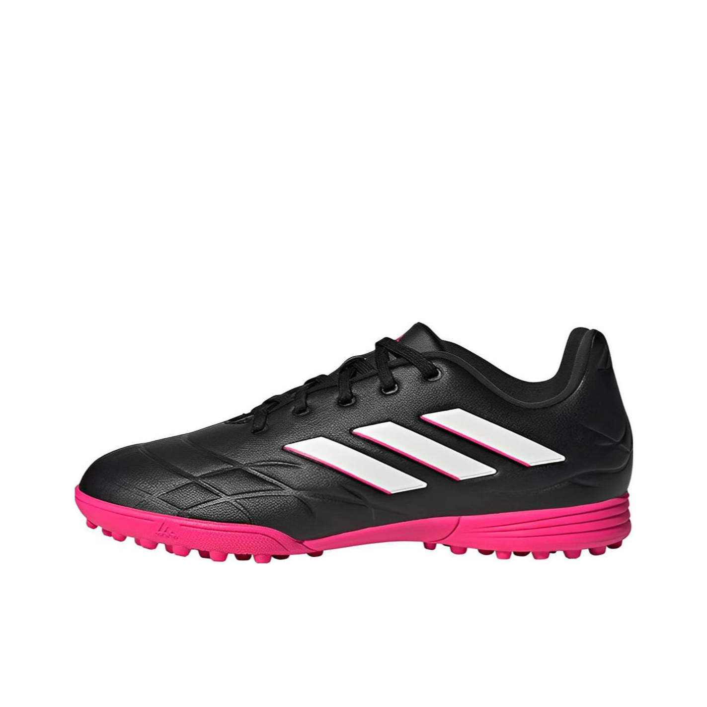推荐商品：adidas Copa Pure.3 TF 中端 胶质碎钉 人造草地 训练 实战 足球鞋 大童/黑色/红色