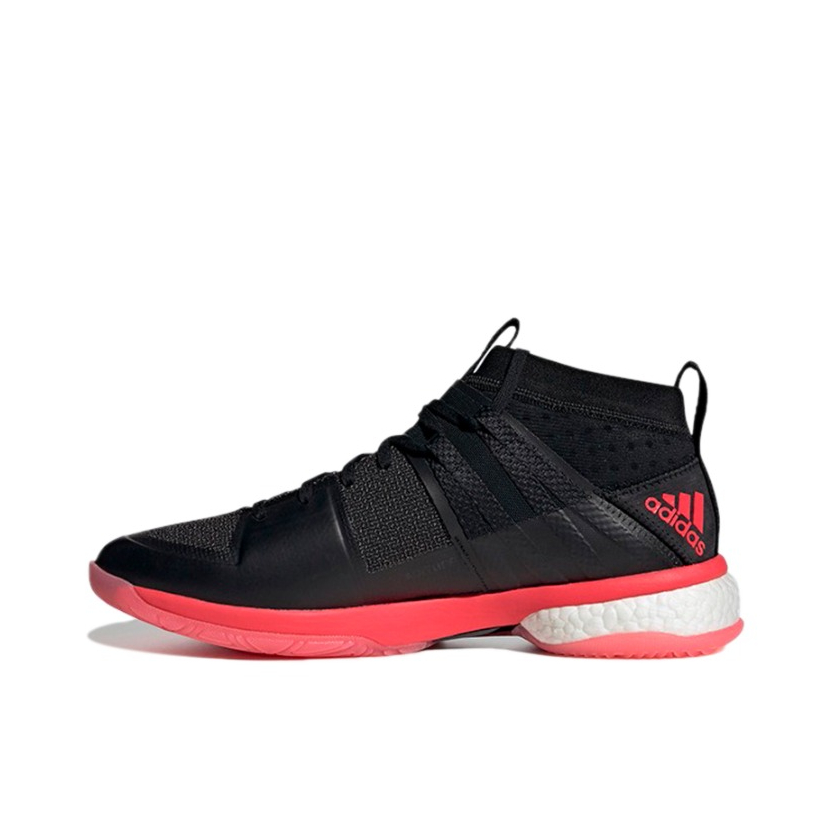 推荐商品：adidas Wucht P8 羽毛球鞋 黑色/红色