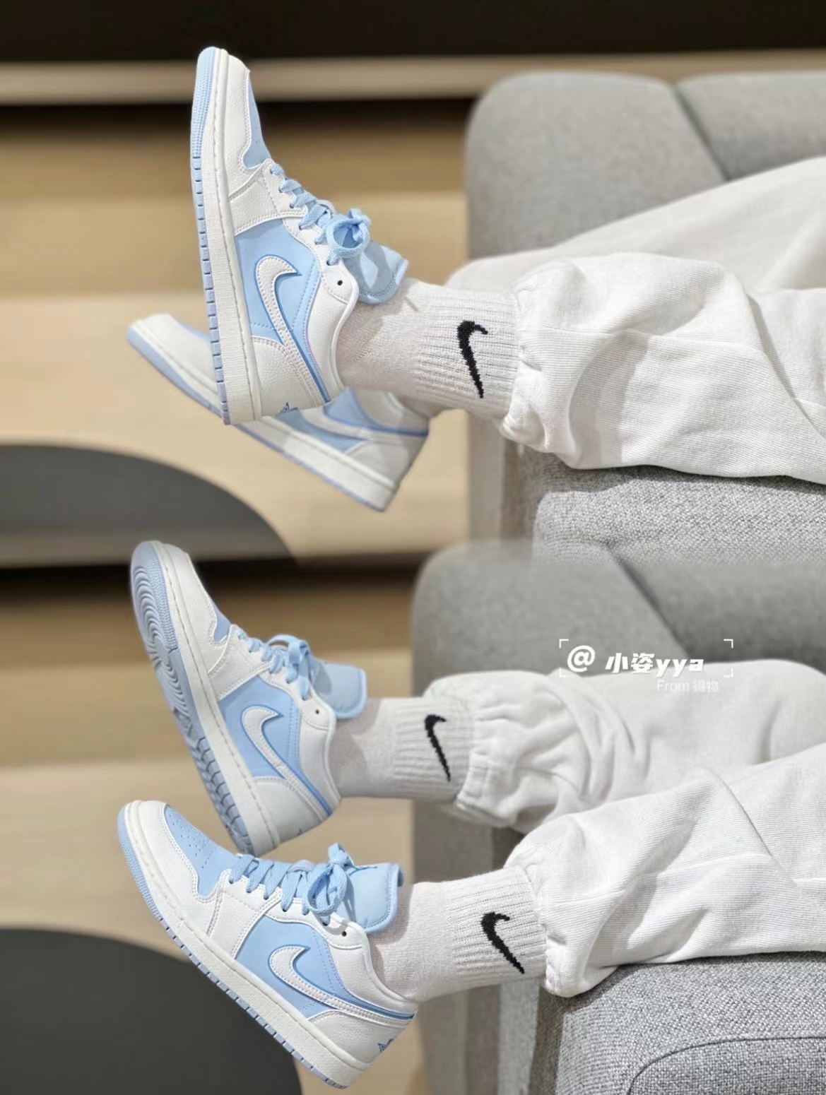 Air Jordan 1 low冰蓝类