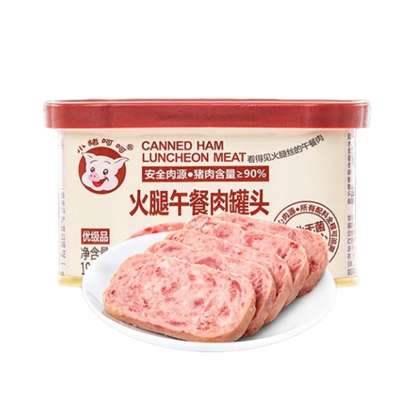 推荐商品：小猪呵呵 火腿午餐肉 罐头装