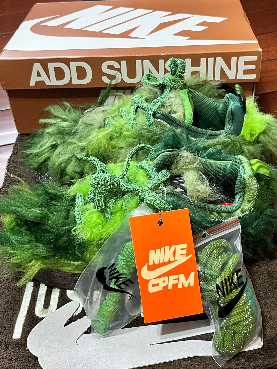 CPFM联名Dunk low之绿毛怪来啦