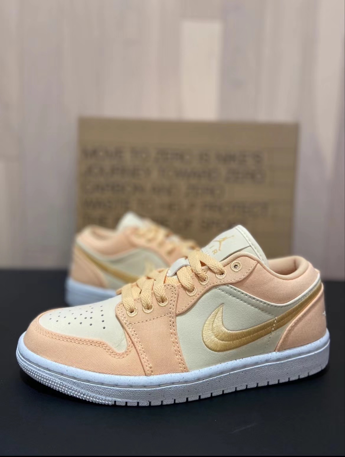 夏日百搭单品推荐!橙黄色AJ1 low!