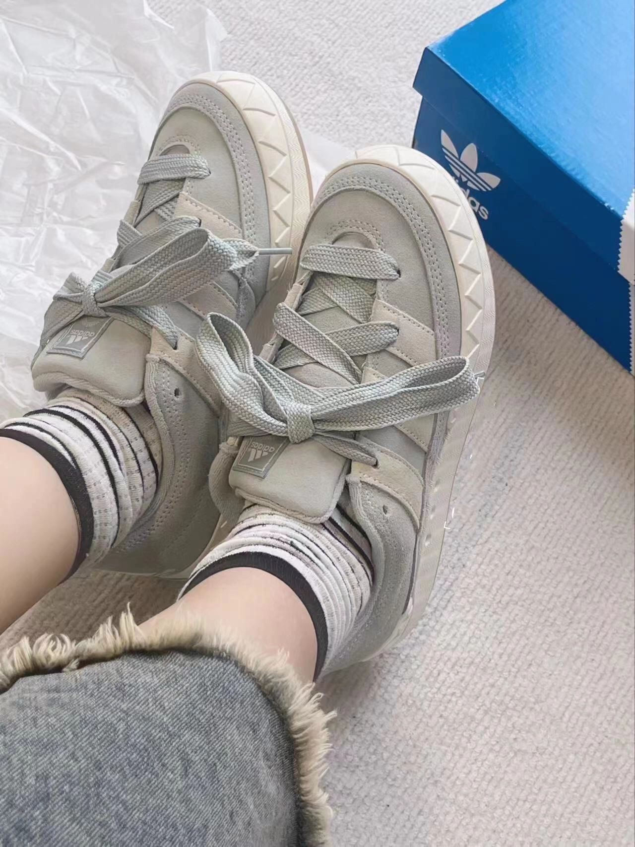 🐘很不擦！汉白玉色面包鞋！高级！