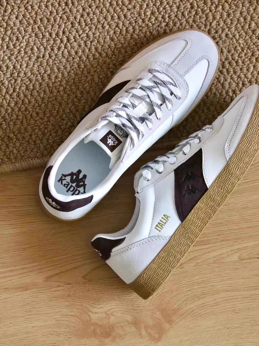 宝藏白色板鞋👟棕白配色四季百搭yyds！！