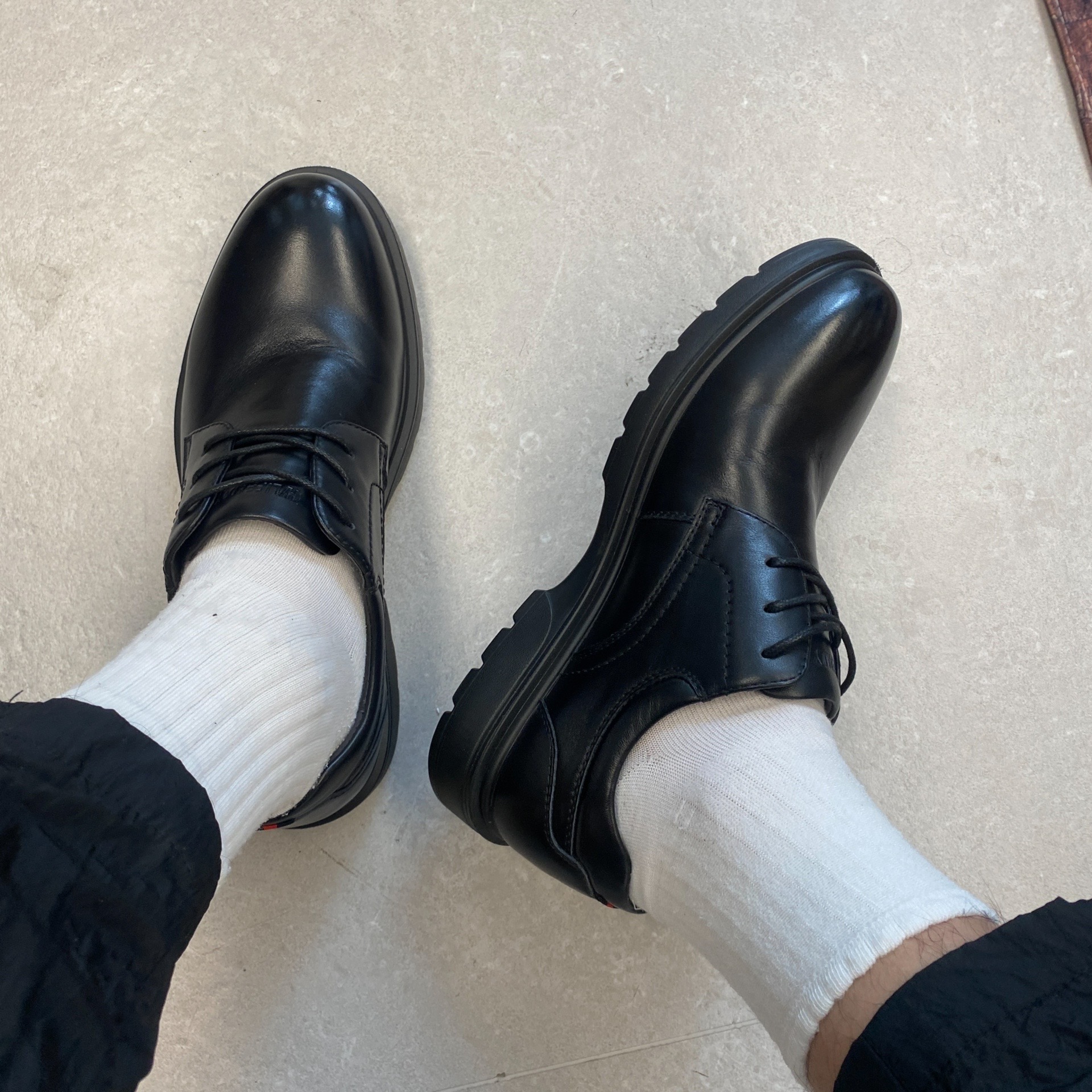 男神同款商务皮鞋👞｜质感材质还真不赖😌