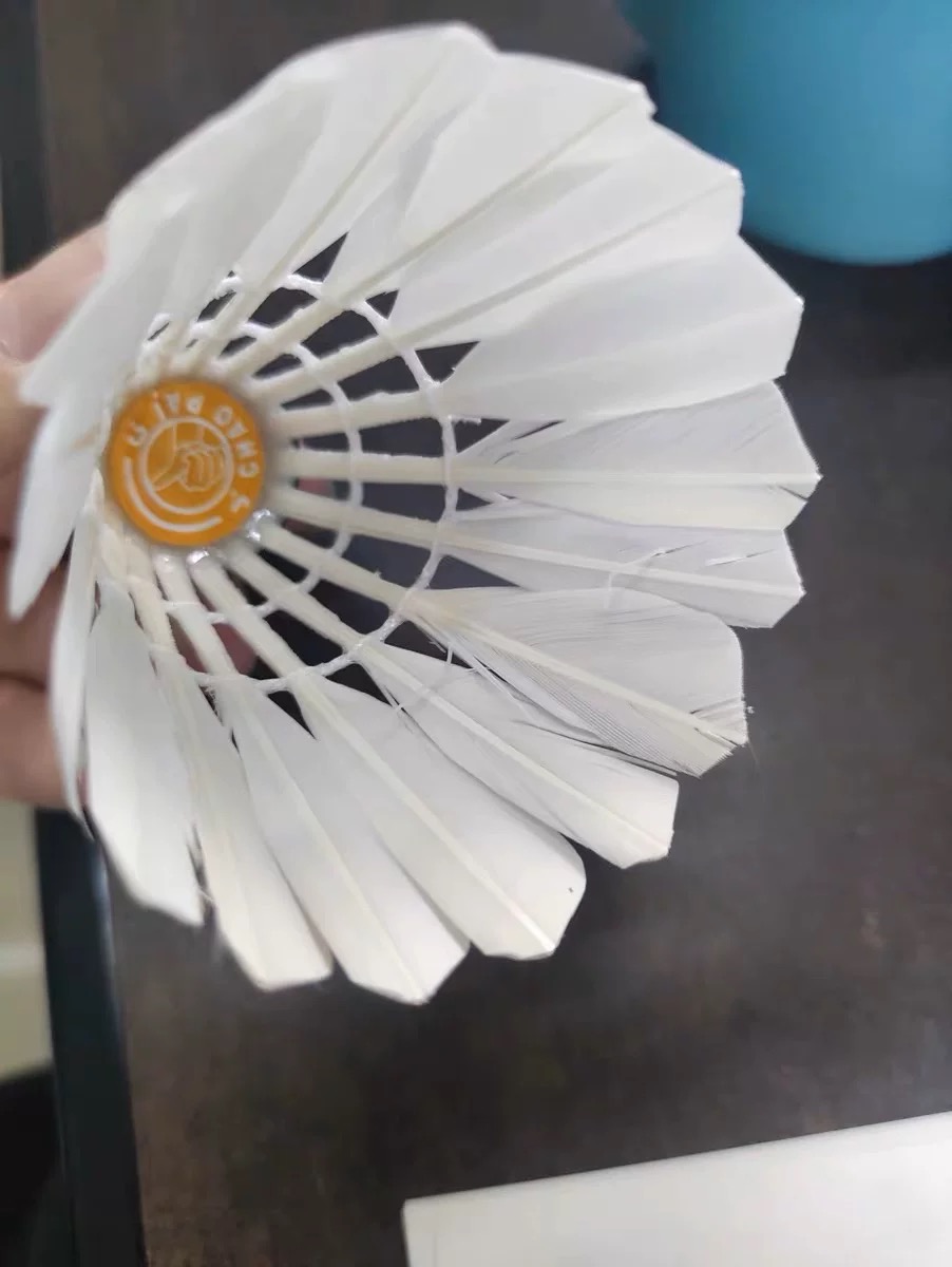 超牌橙超鹅毛羽毛球——耐用与乐趣并存