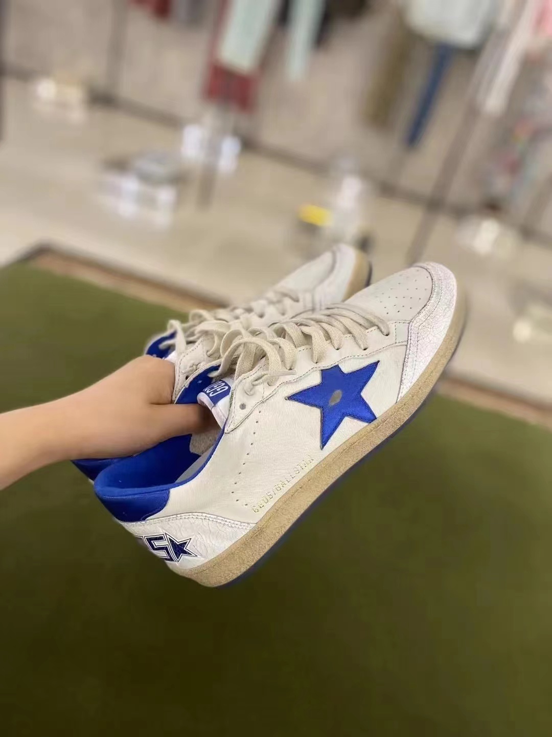 蓝尾星星小脏鞋，点亮时尚舞台～