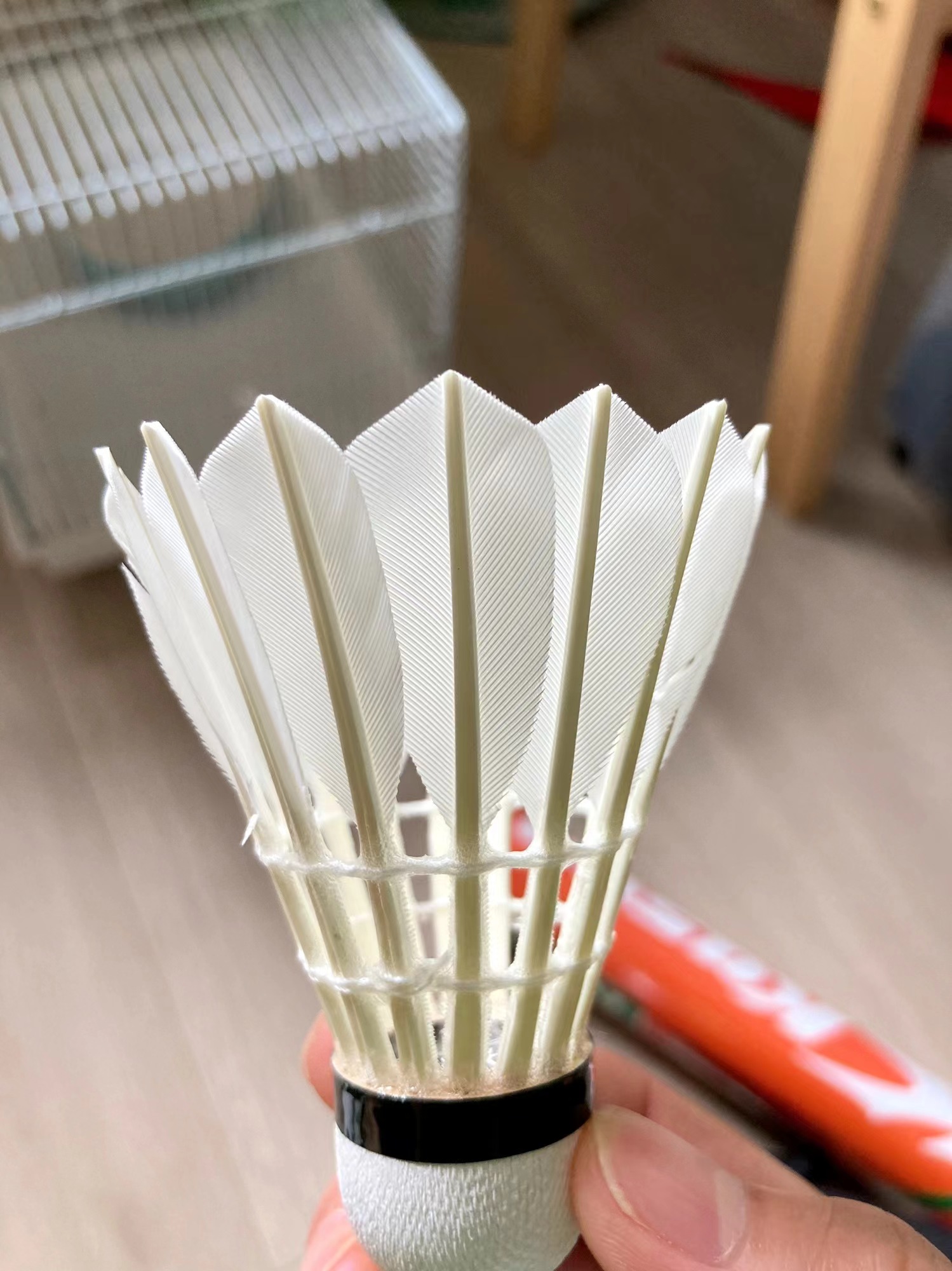 朋友推荐的羽毛球，太可了