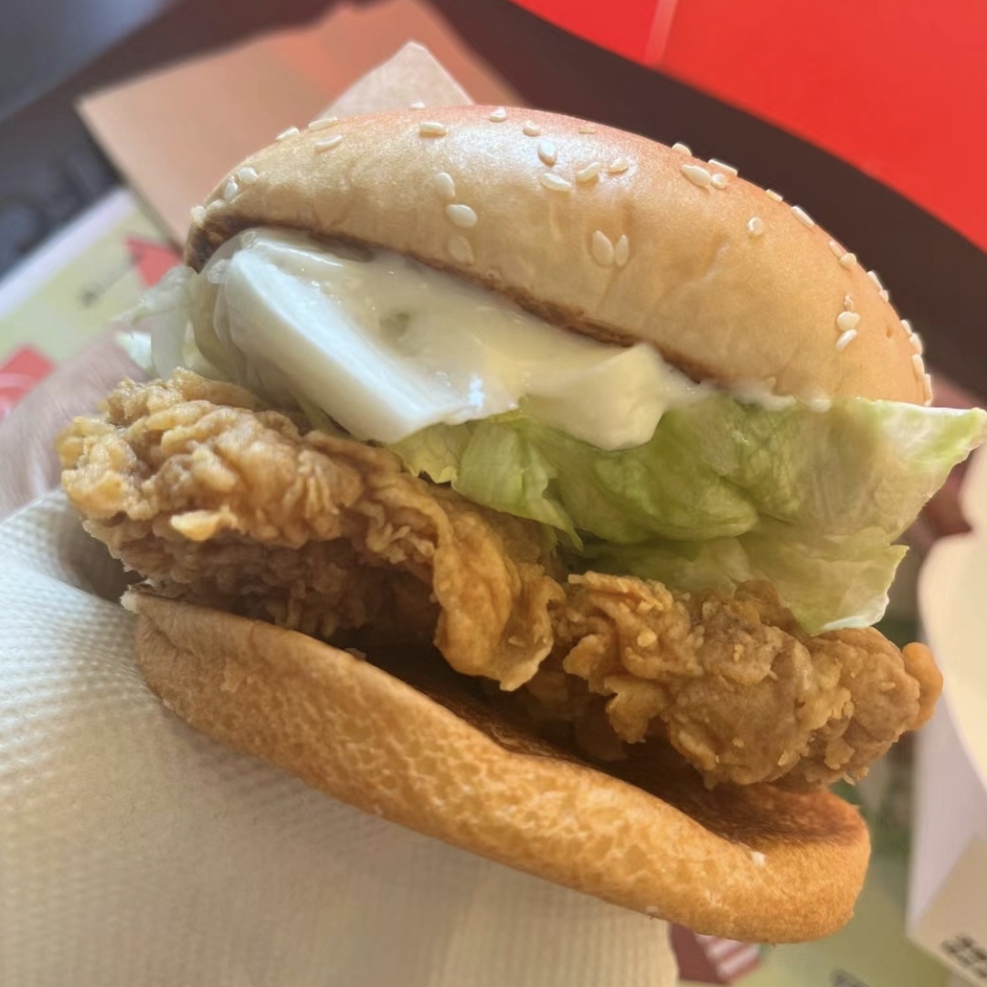 我最爱的香辣鸡腿堡