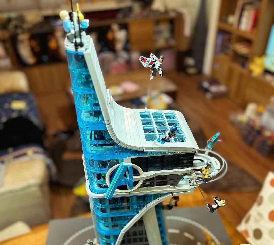 LEGO*MARVEL复联大厦拆箱