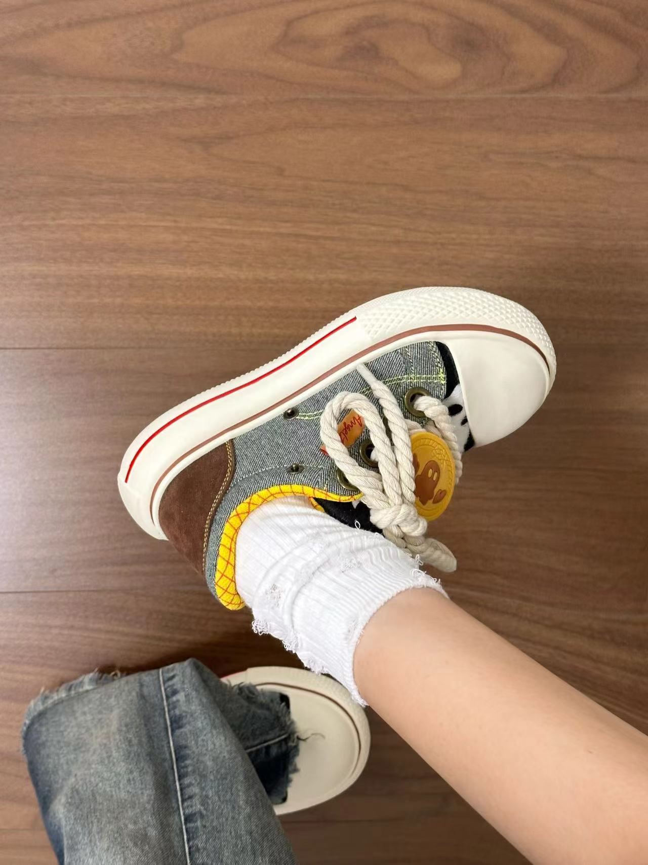 你可以相信我选胡迪牛仔大头板鞋的眼光啊啊！！ 