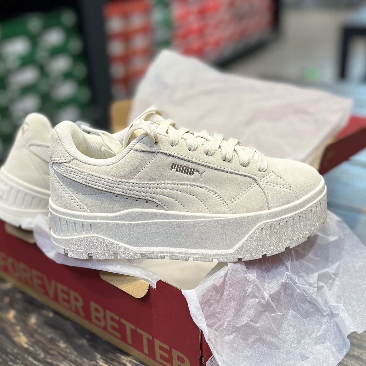 又增高5CM！一眼爱上Puma karmen 2 idol 厚底鞋👟