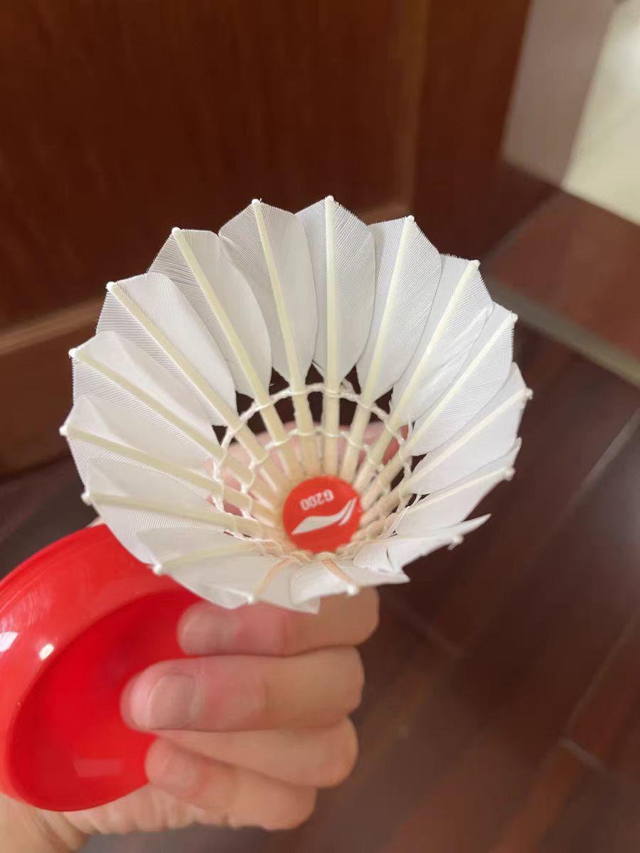 🎈羽毛球天花板 | 鸭毛整齐无刺毛，手感棒飞行稳